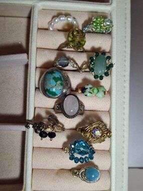 Vintage & Handmade Boho Ring Bundle